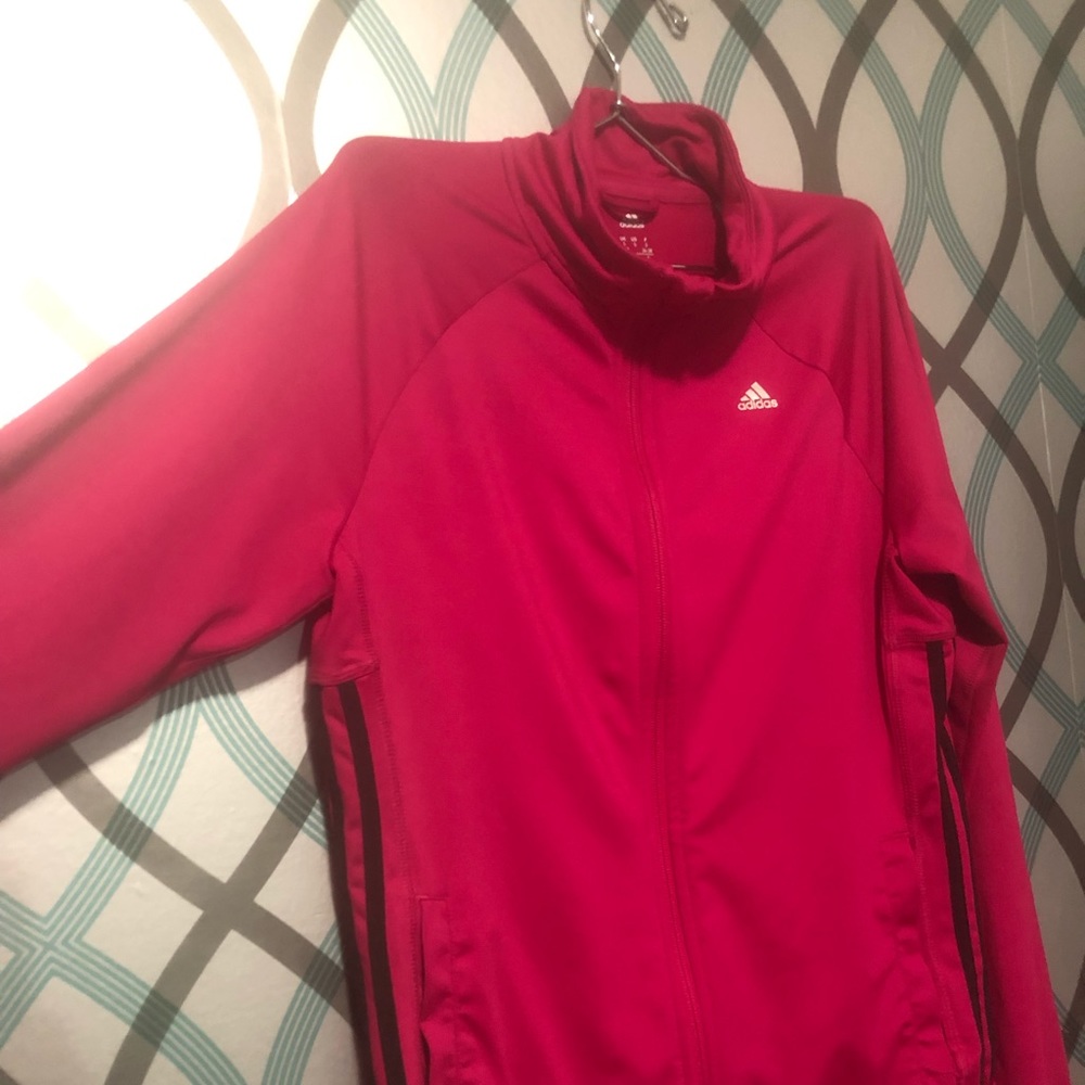 Adidas Pink Classic Track Jacket